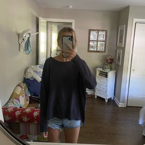 dark blue lounge shirt